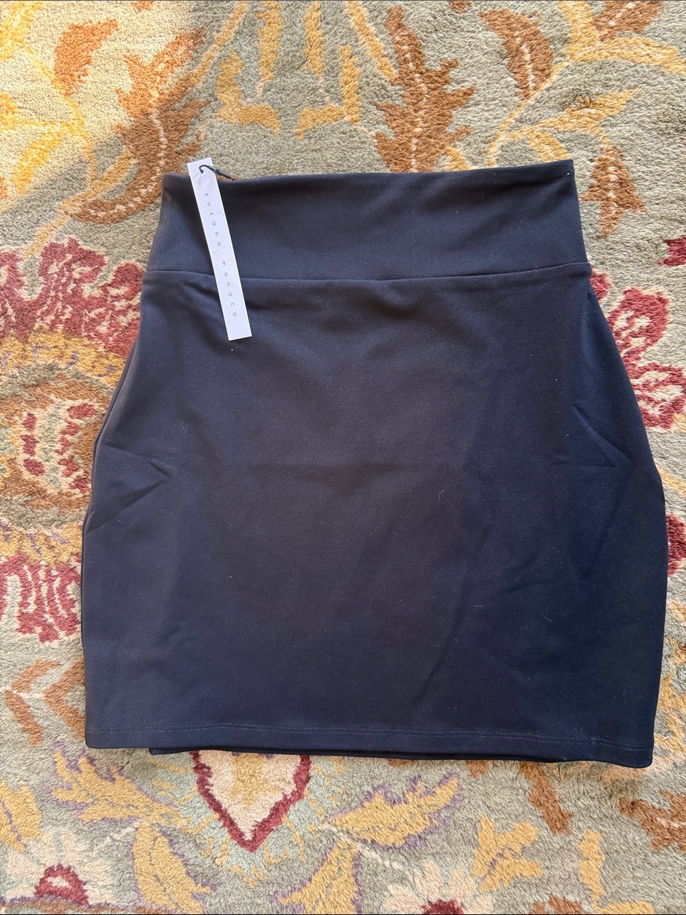 Women’s Black High-Waist Pencil Skirt